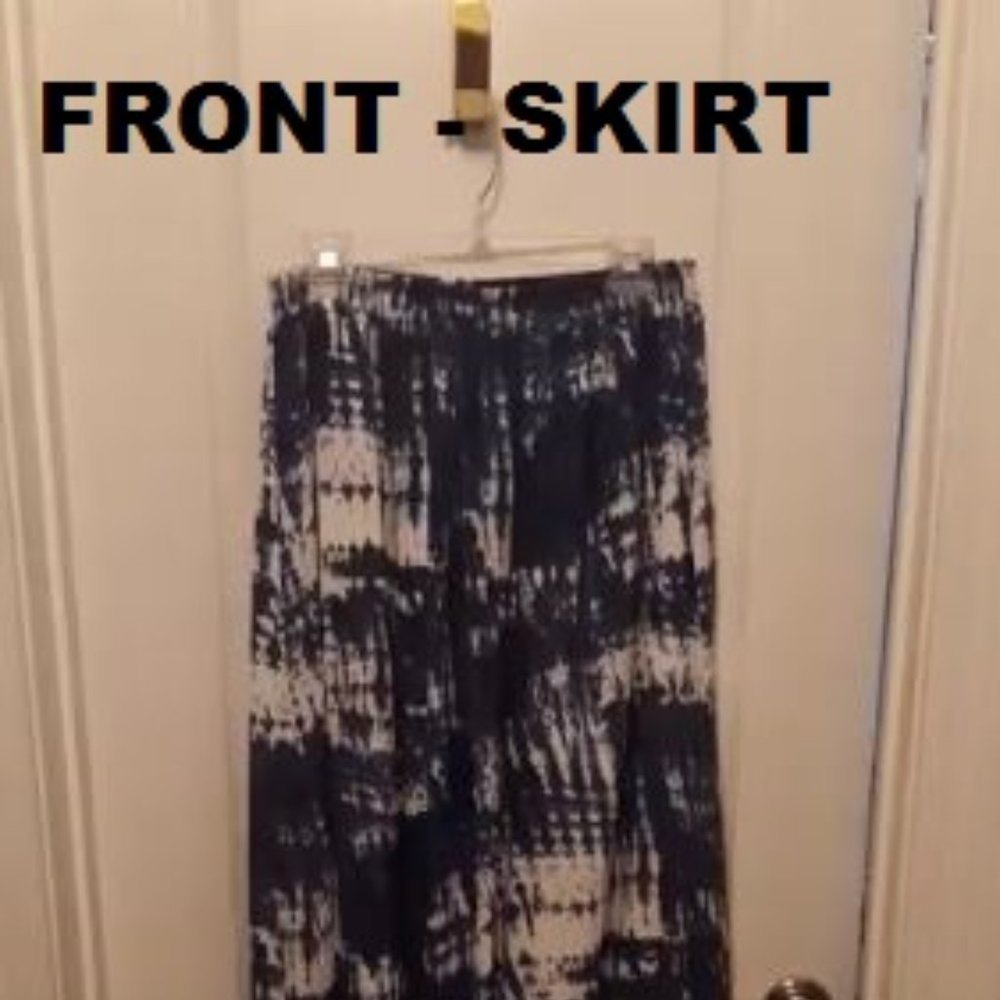 Boho Tie Dye Skirt Metro Wear Ladies Size L
